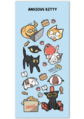 Anxious Kitty Sticker Sheet