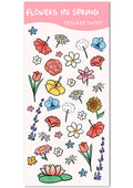 Flowers in Spring Sticker Sheet