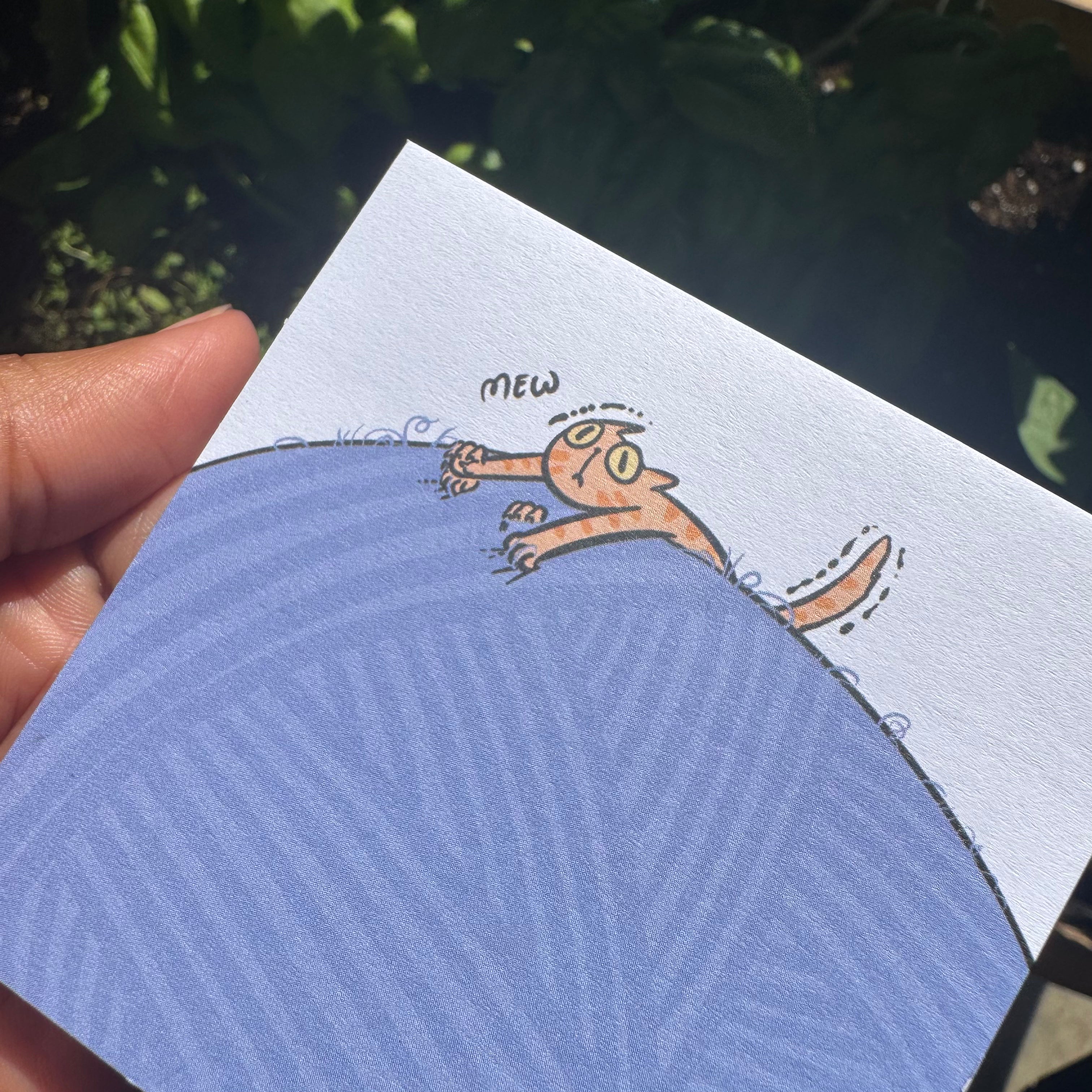 Anxious Cat Sticky Notes | 3x3" 50 page Sticky Notes
