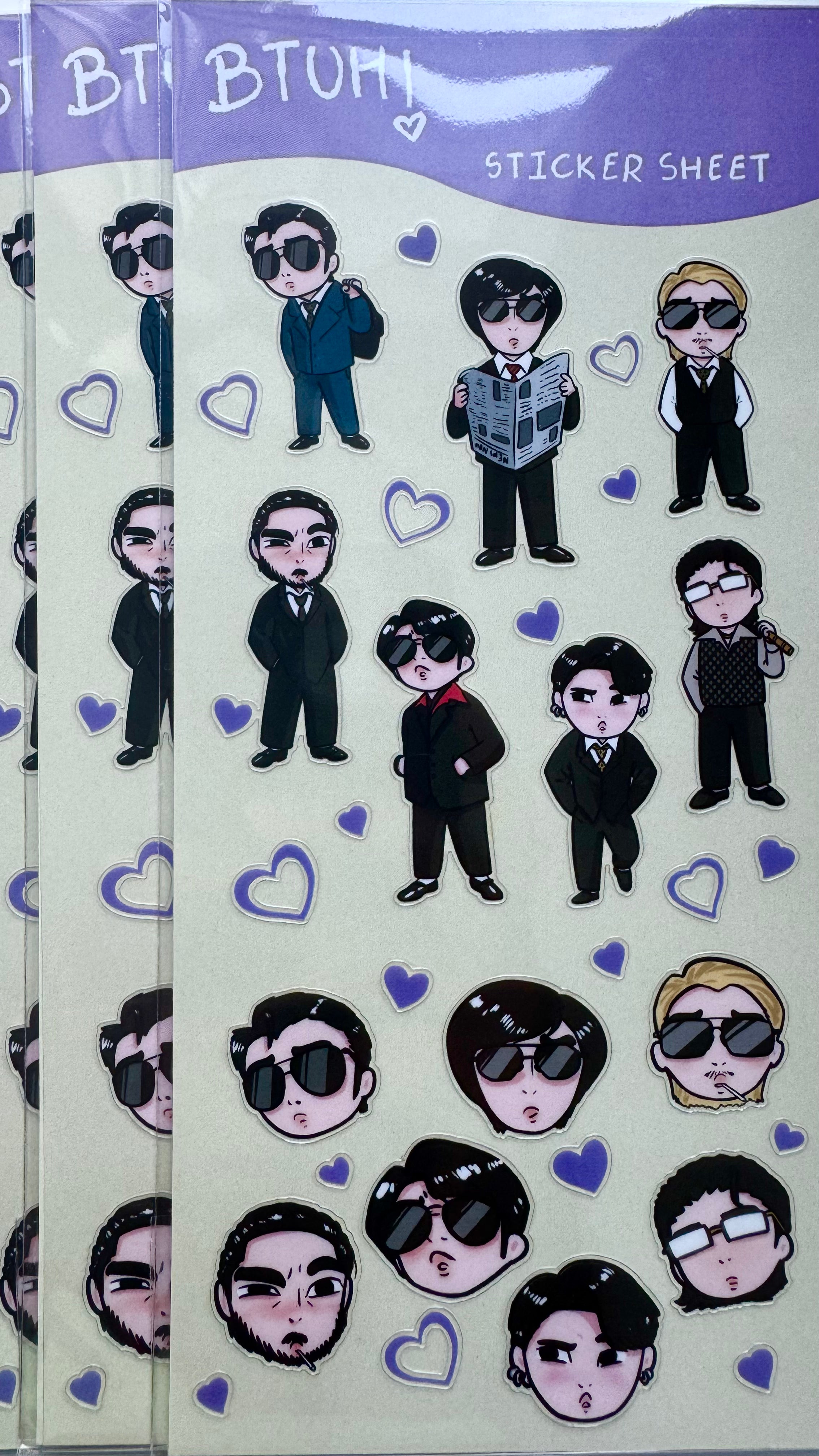BTS! Sticker Sheet