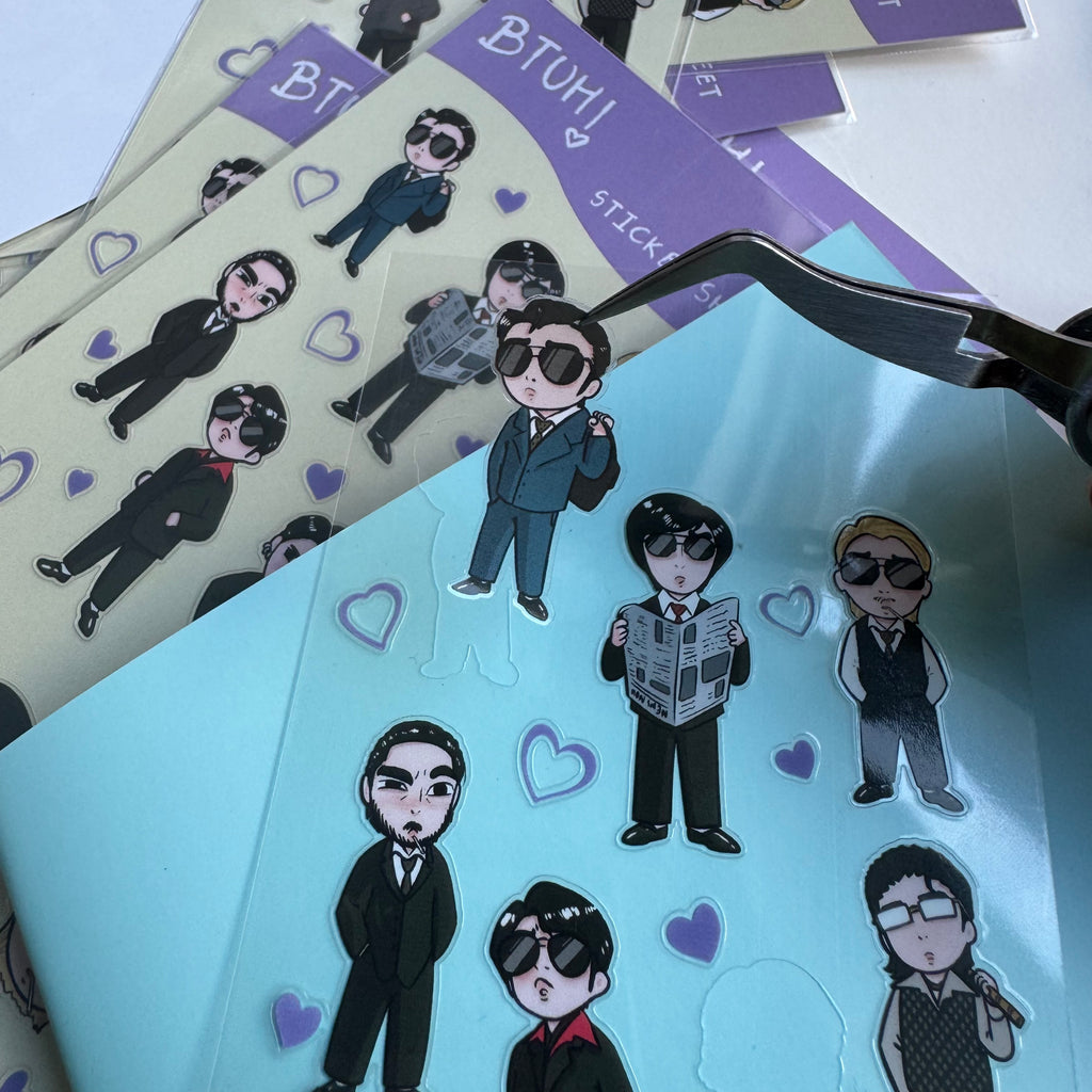 BTS! Sticker Sheet