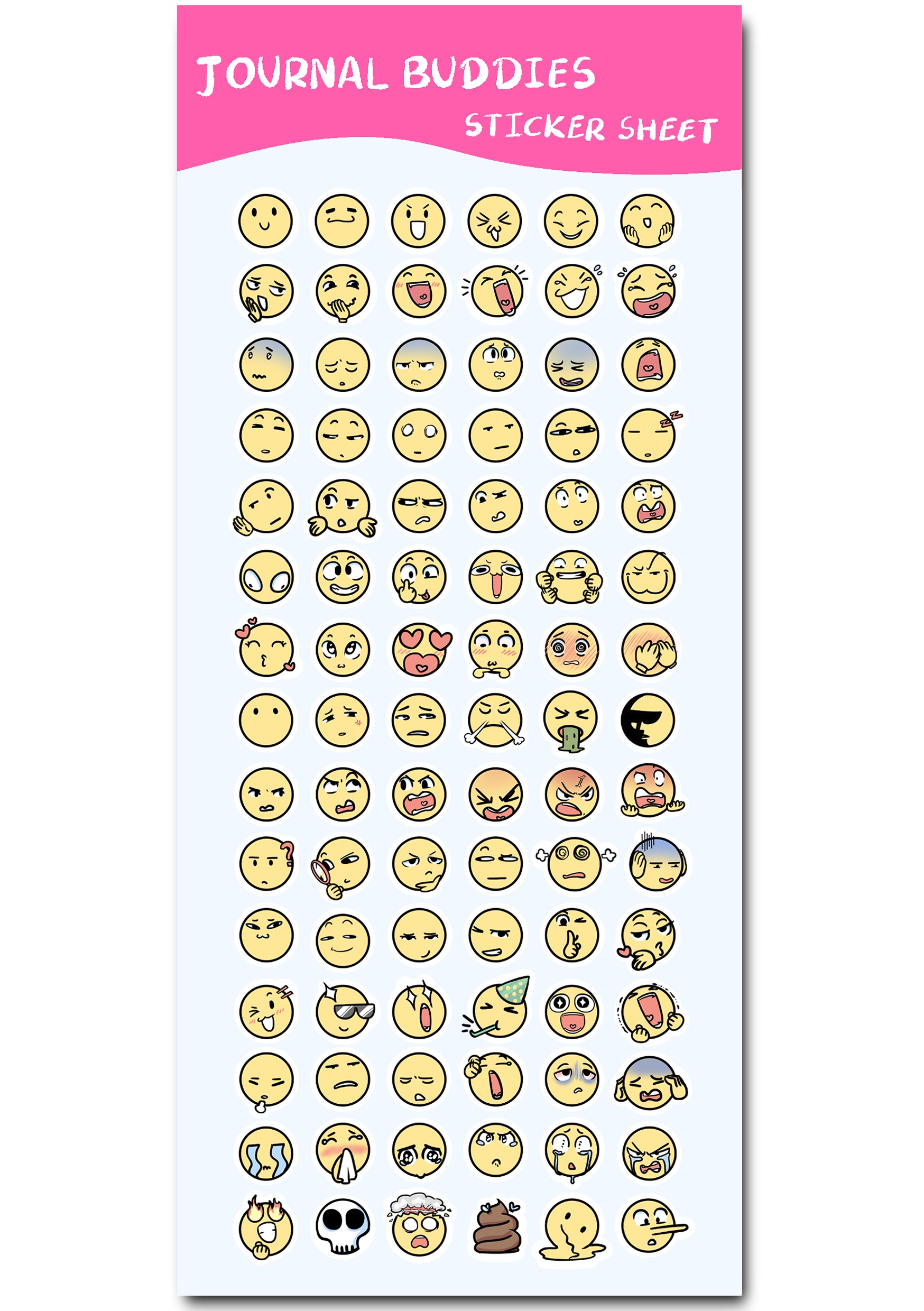 Journal Buddies Sticker Sheet