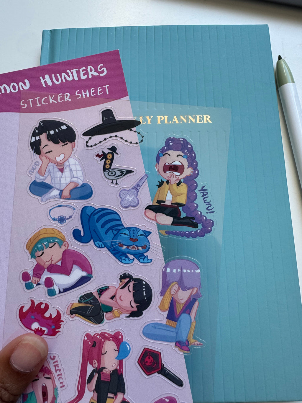 K-Pop Demon Hunters Sticker Sheet